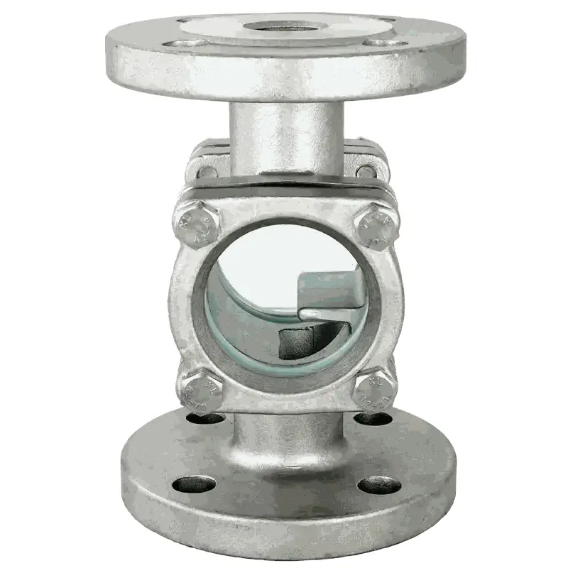 Produktfoto 1 von Fergo GD100 Flansch Schauglas DN 25 PN16 Edelstahl Presshartglas
