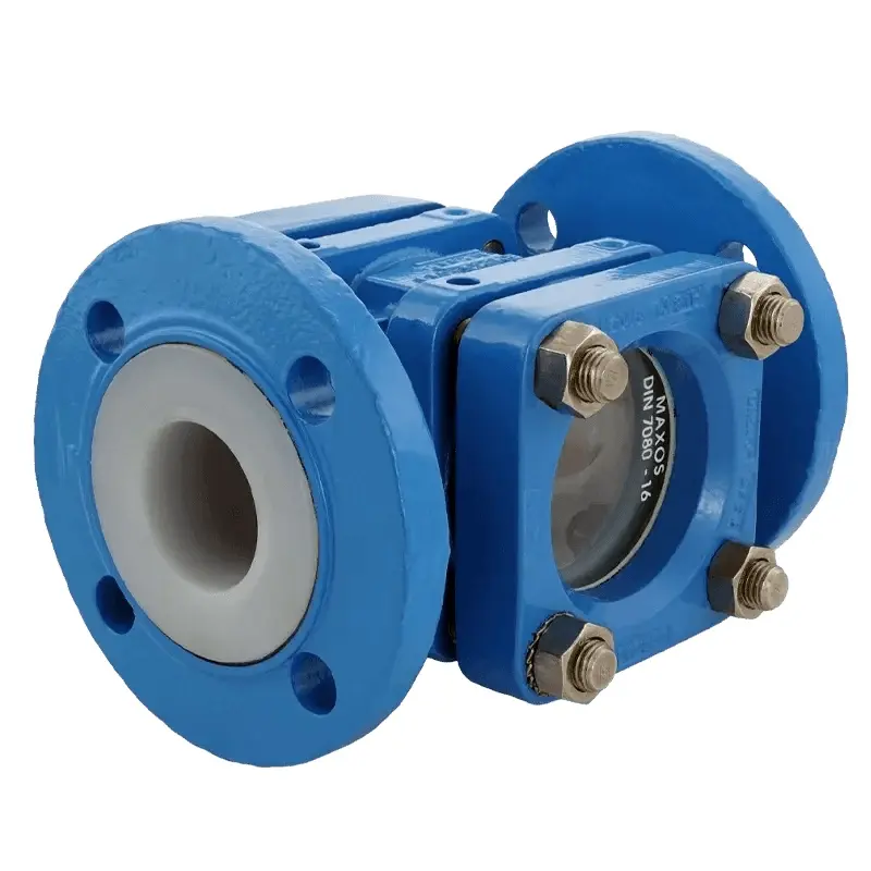 Produktfoto 1 von Fergo Flowserve Atomac ASG Flanschschauglas DN150 PN16 Borosilikat PFA