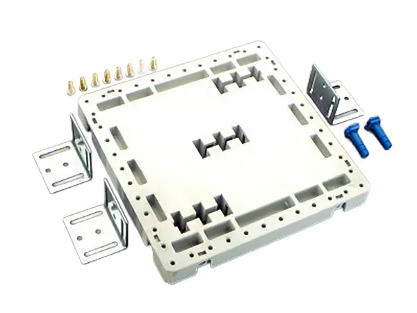 Produktfoto 1 von Wöhner 35001000, Schienenträger, 3-polig, mittig