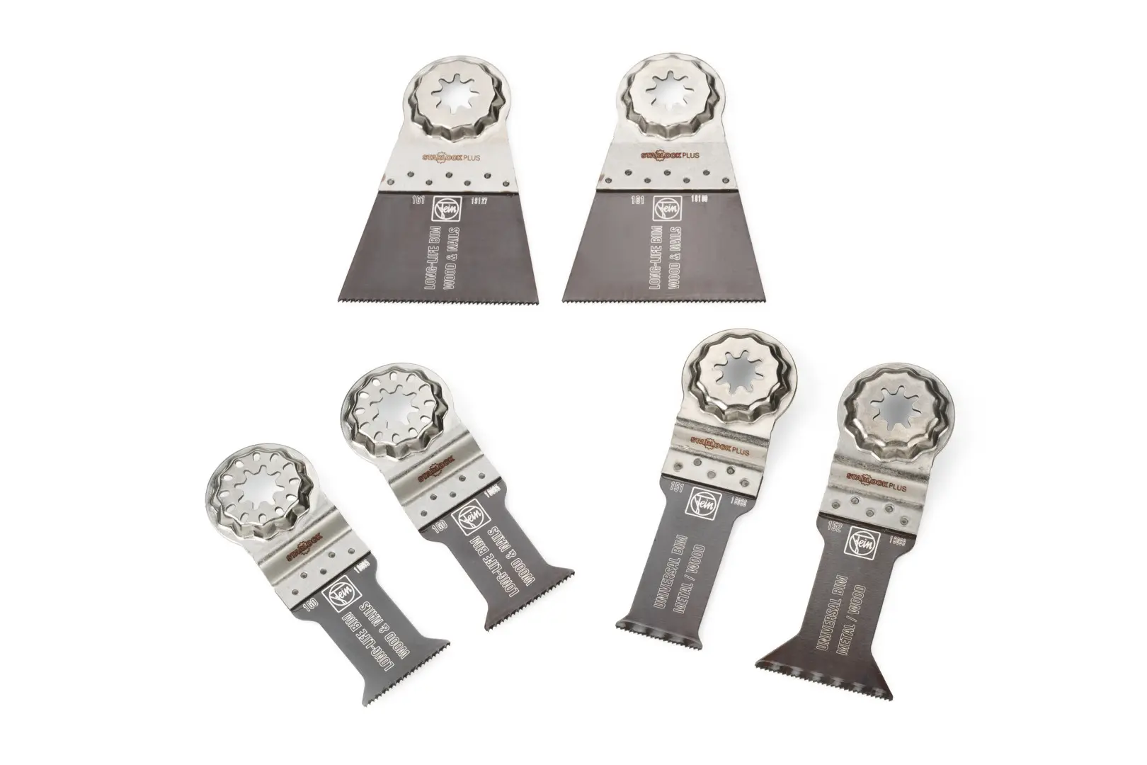 Produktfoto 1 von Fein 35222967030, E-Cut StarlockPlus Sägeblatt-Set WOOD & METAL Aufnahme SLP