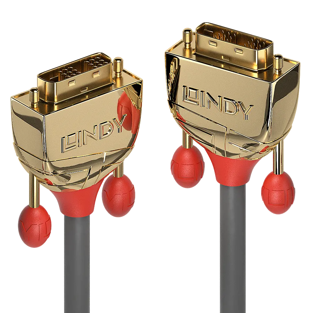 Produktfoto 1 von LINDY 36215, 10m DVI-D SLD Single Link Kabel, Gold Line