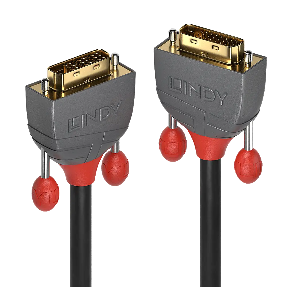 Produktfoto 1 von LINDY 36228, 20m DVI-D SLD Dual Link Cable, Anthra Line