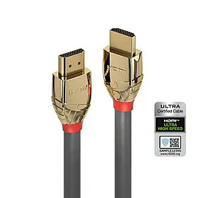 Produktfoto 1 von LINDY 37601, 1m Ultra High Speed HDMI Kabel, Gold Line