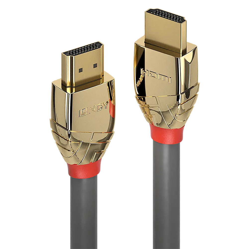 Produktfoto 1 von LINDY 37867, 15m Standard HDMI Kabel, Gold Line
