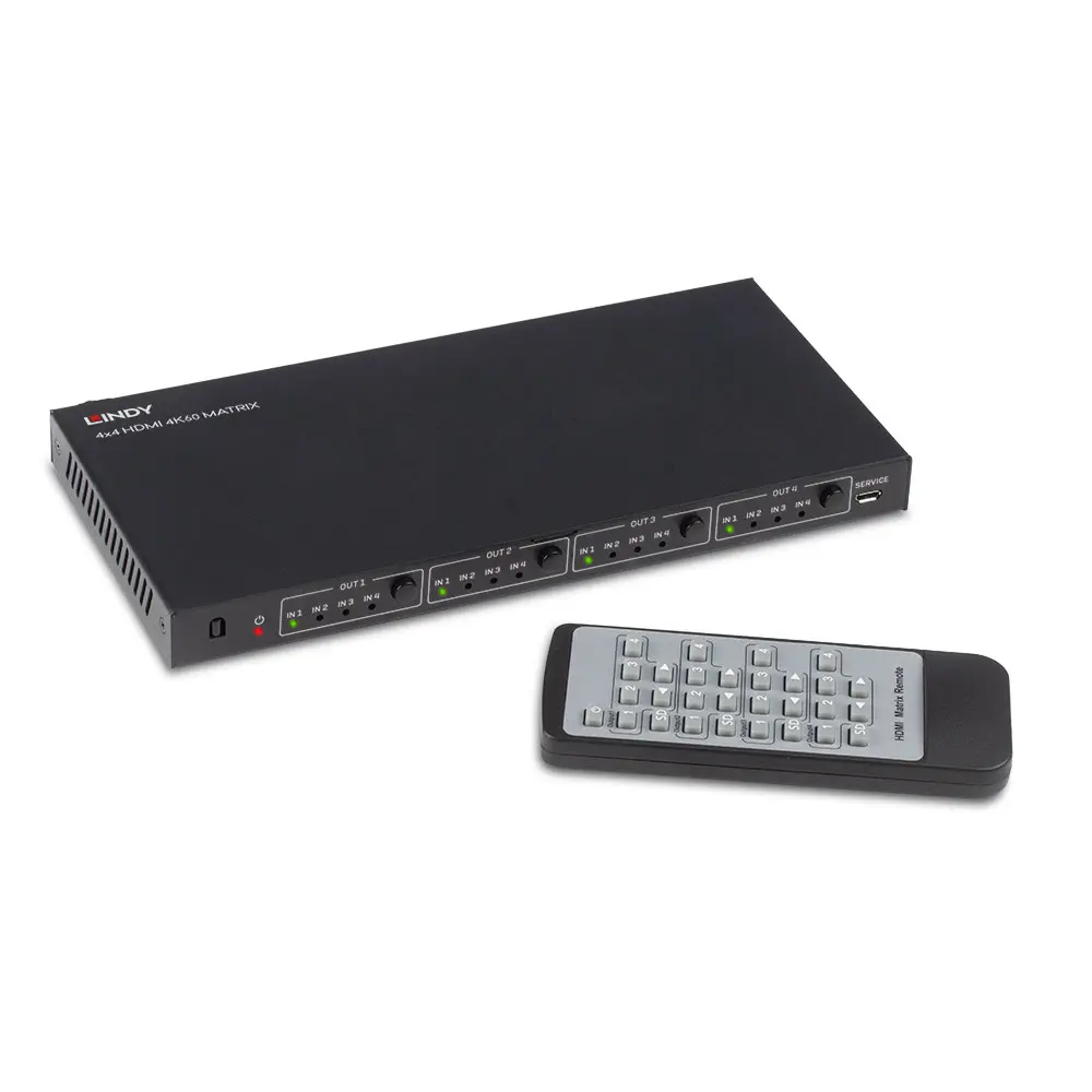 Produktfoto 1 von LINDY 38152, 4x4 HDMI 4K30 Matrix