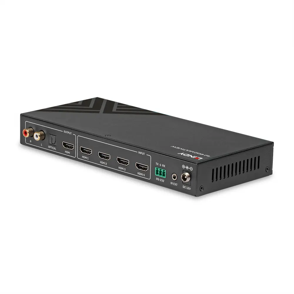 Produktfoto 1 von LINDY 38228, 4x1 HDMI 4K60 Multiview Seamless Switch