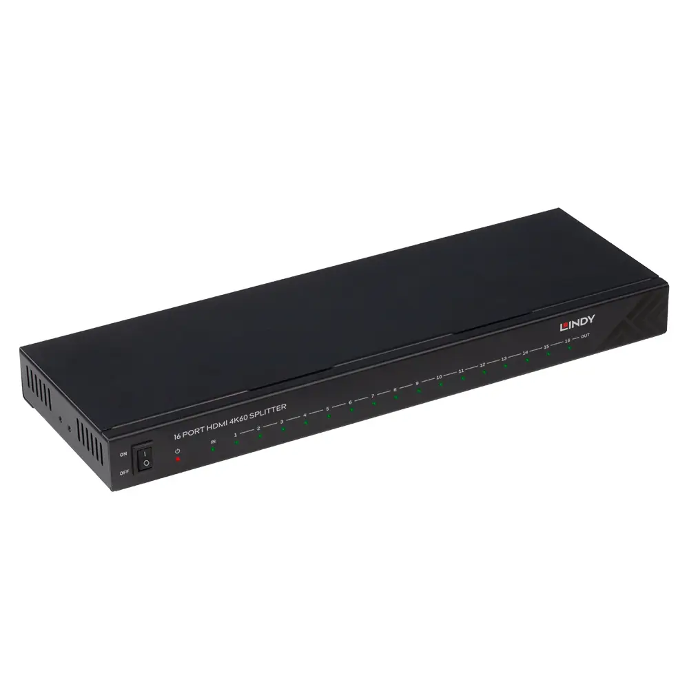 Produktfoto 1 von LINDY 38239, 16 Port HDMI 4K60 Splitter