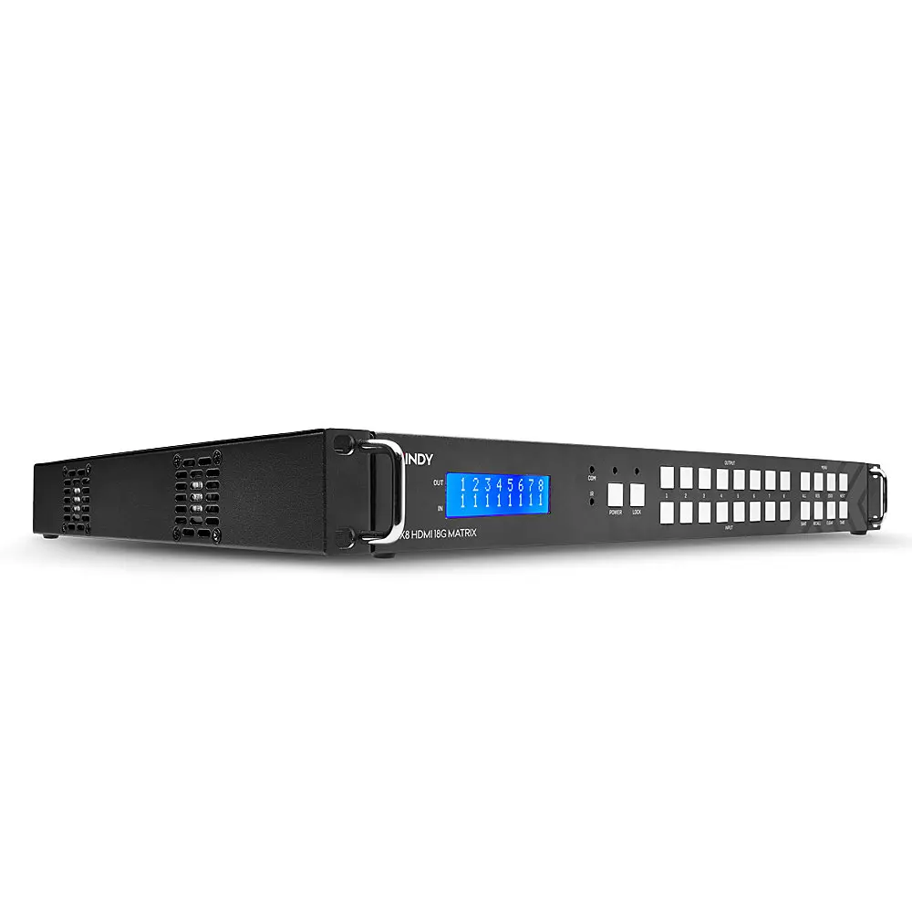 Produktfoto 1 von LINDY 38260, 8x8 HDMI 18G Matrix mit Video Wall Scaling