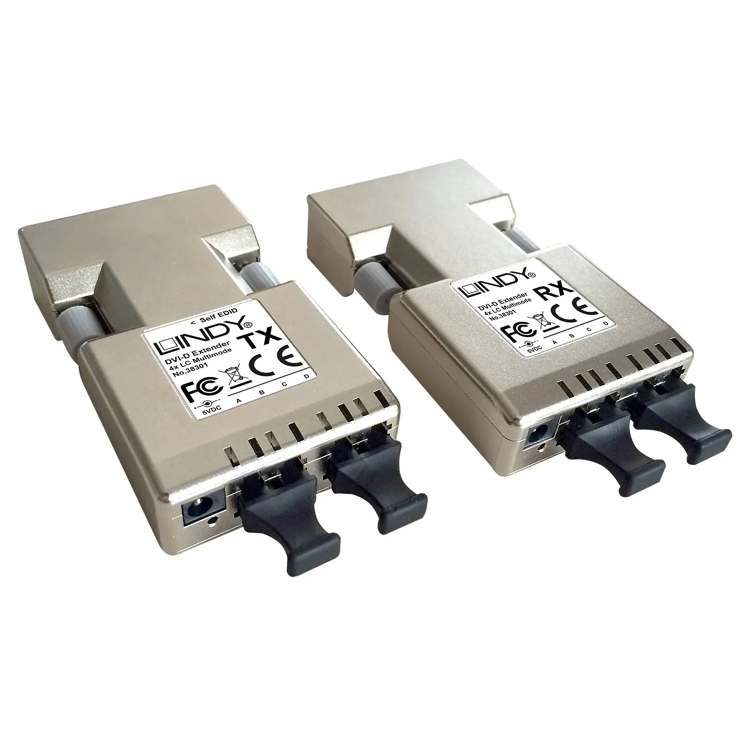 Produktfoto 1 von LINDY 38301, 500m LWL / Fibre Optic DVI-D Single Link Extender
