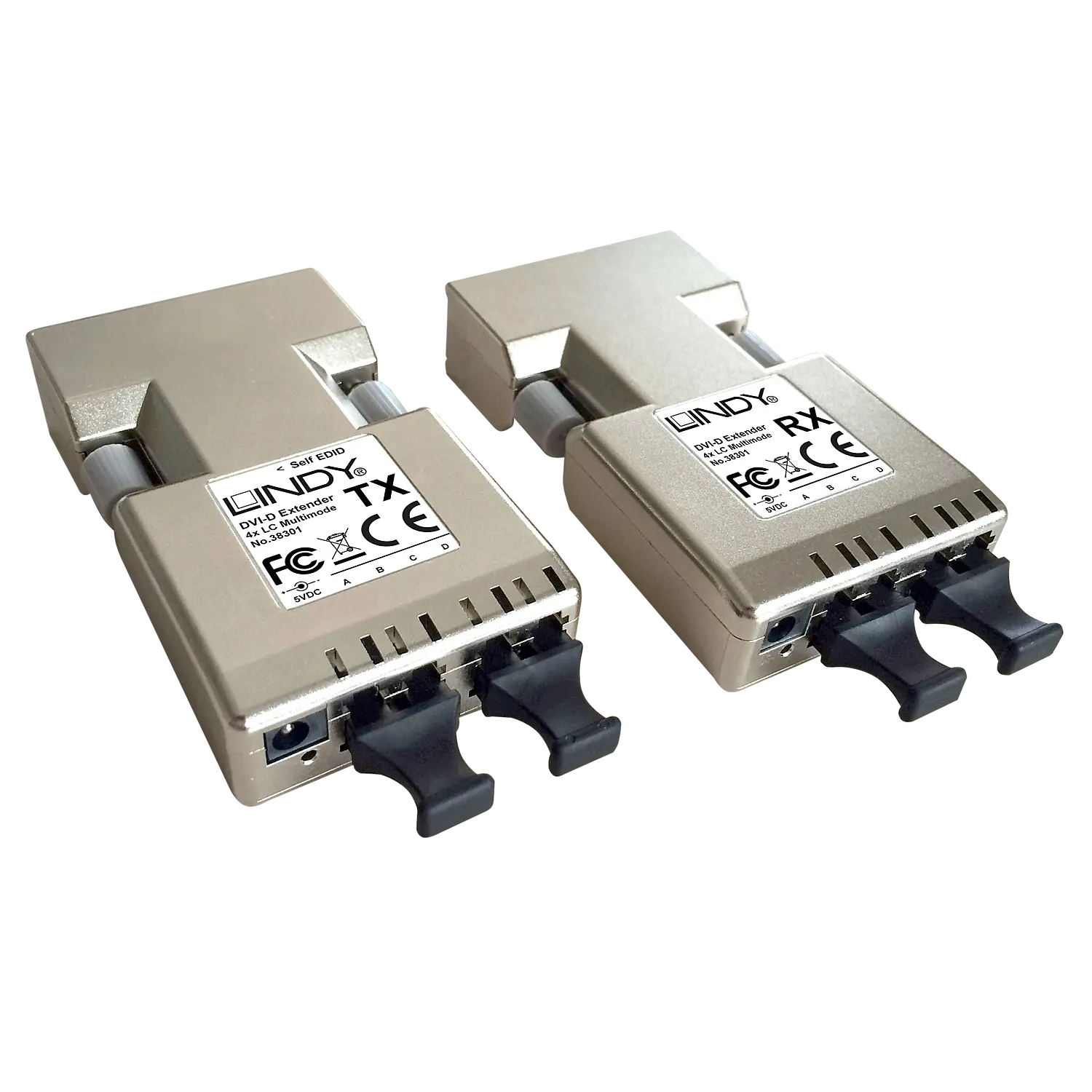 Produktfoto 1 von LINDY 38301, 500m LWL / Fibre Optic DVI-D Single Link Extender