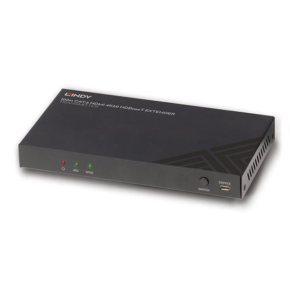 Produktfoto 1 von LINDY 38341, 100m Cat.6 HDBaseT Extender-Transmitter, HDMI 4K60, IR & RS-232
