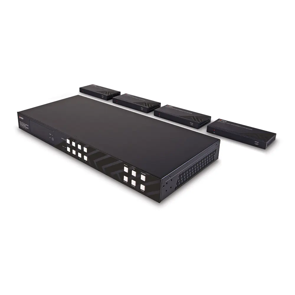 Produktfoto 1 von LINDY 38345, 150m Cat.6 4x4 HDMI 4K60 HDBaseT Matrix Extender