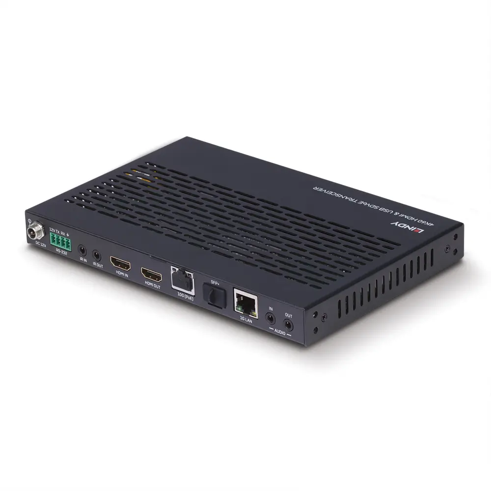 Produktfoto 1 von LINDY 38365, 4K60 HDMI & USB SDVoE Extender - Transceiver