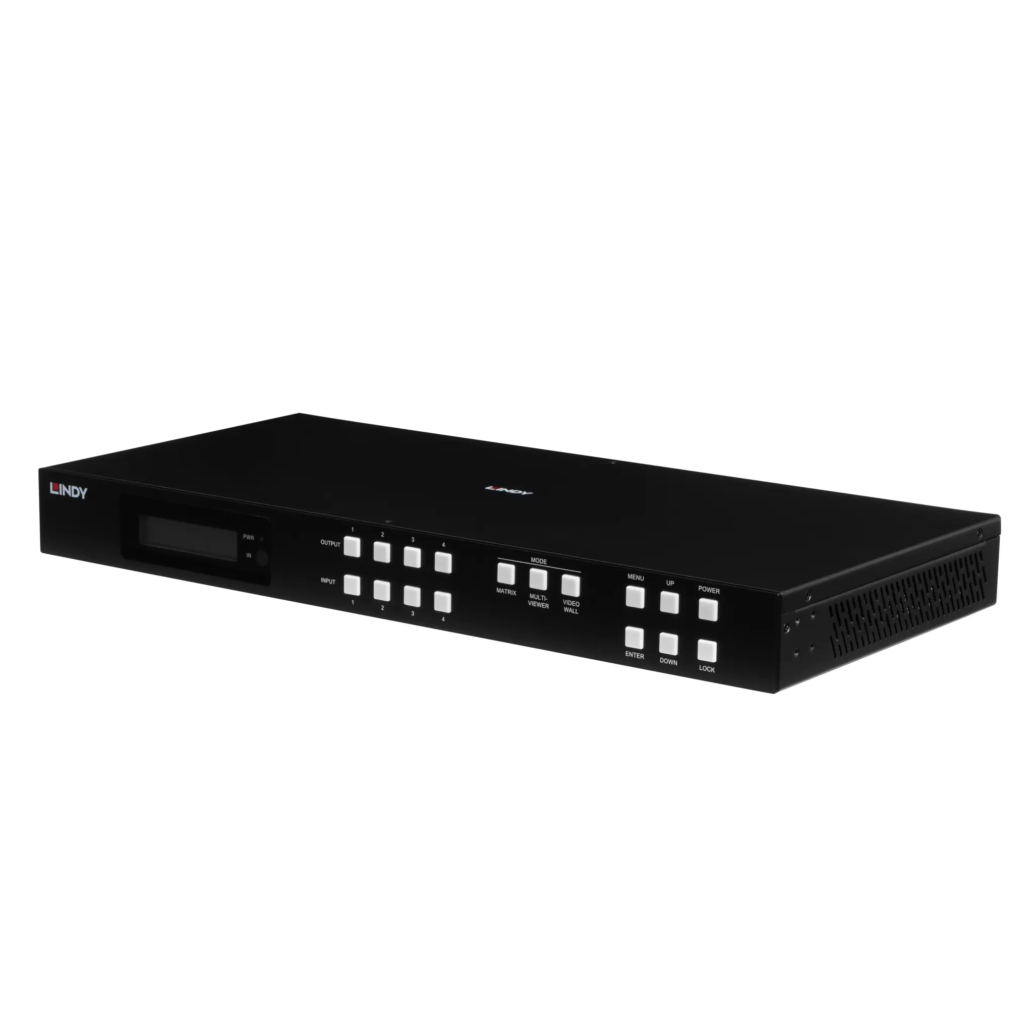 Produktfoto 1 von LINDY 38390, 4x4 HDMI 4K60 Seamless Multi-View Matrix with Video Wall Scaling