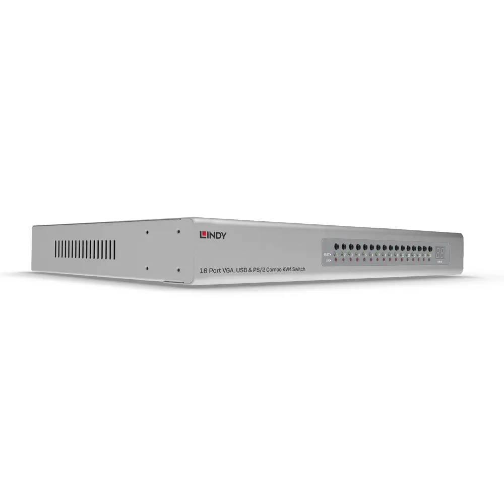 Produktfoto 1 von LINDY 39527, 16 Port VGA & USB KVM Switch Combo