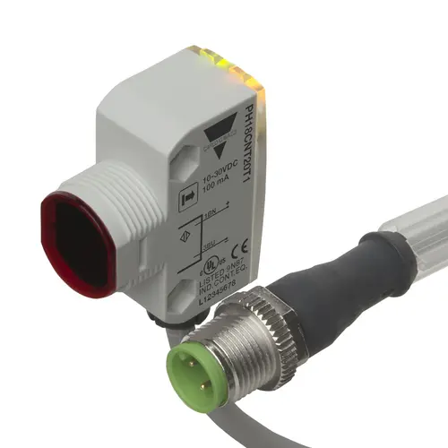 Produktfoto 1 von Carlo Gavazzi PH18CNT20T1, PHOTO SQ TE PL M18 DC 20M,PIGTAIL