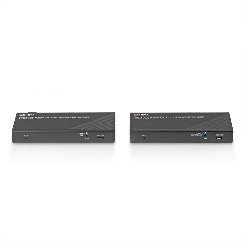 Produktfoto 1 von LINDY 39384, 150m Cat.6 HDBaseT KVM Extender, HDMI 4K60, USB 2.0 & IR