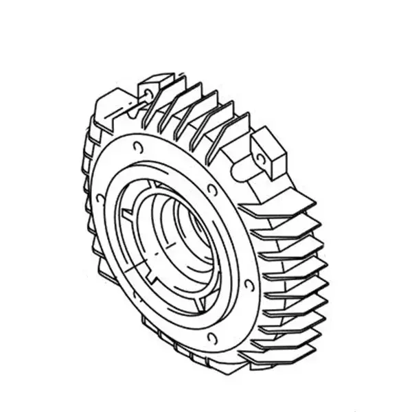 Produktfoto 1 von Kränzle A-Lager Flansch, BG 112 Motor