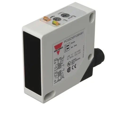 Produktfoto 1 von Carlo Gavazzi PC50CNR10BAM1, PHOTO RR PL 10M DC NO+NC STECKER