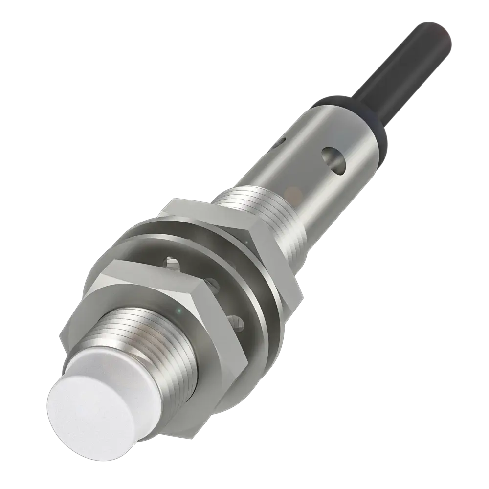 Produktfoto 1 von BALLUFF BAW M12MF2-UAC40F-BP03, Zylindrische Ausführung mit metrischem Gewinde, SKU: BAW0017