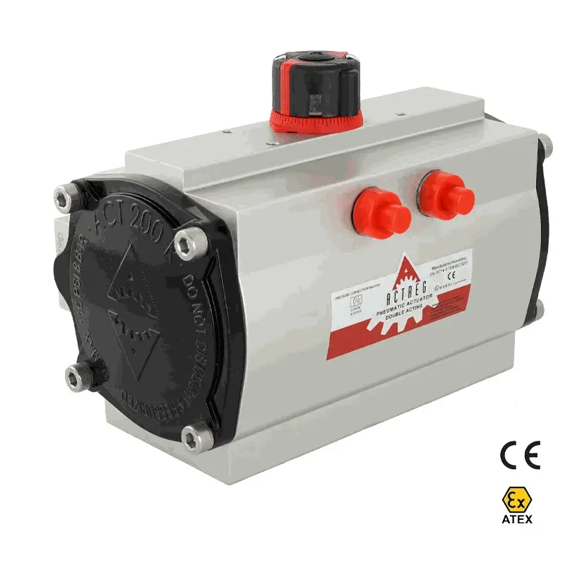 Produktfoto 1 von Fergo DA10 Pneumatisch doppeltwirkend 90° Antrieb-ISO F03 1,6Nm/bar