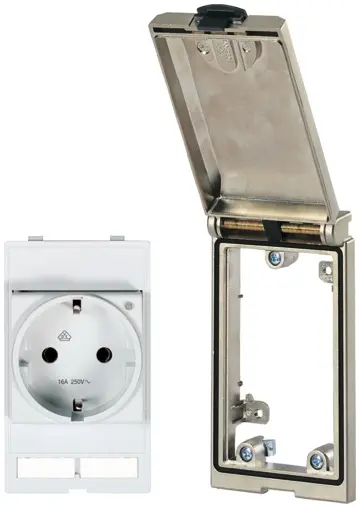 Produktfoto 1 von Murrelektronik 4000-68113-0010000 Modlink MSDD-Set Einbaurahmen