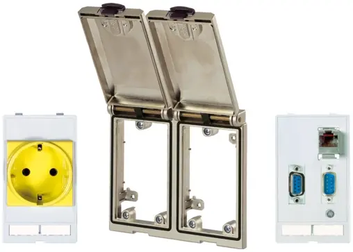 Produktfoto 1 von Murrelektronik 4000-68123-0021110 Modlink MSDD-Set Einbaurahmen
