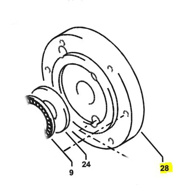 Produktfoto 1 von Kränzle Motorflansch für B 16 / 220, Kränzle Zubehör und Ersatzteile