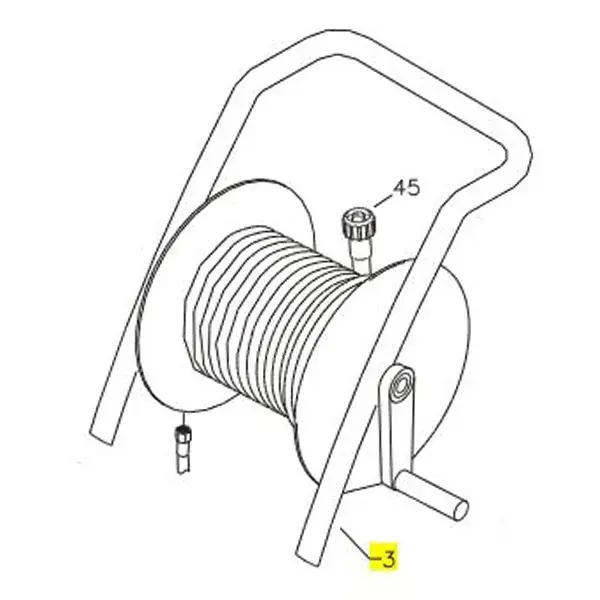 Produktfoto 1 von Kränzle Schubbügel für B 170 - 270 T, Kränzle Zubehör und Ersatzteile