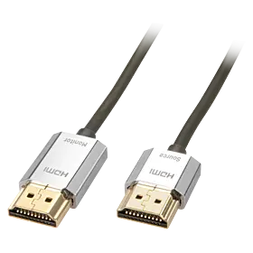 LINDY 41676, CROMO Slim HDMI High Speed A/A Kabel, 4,5m