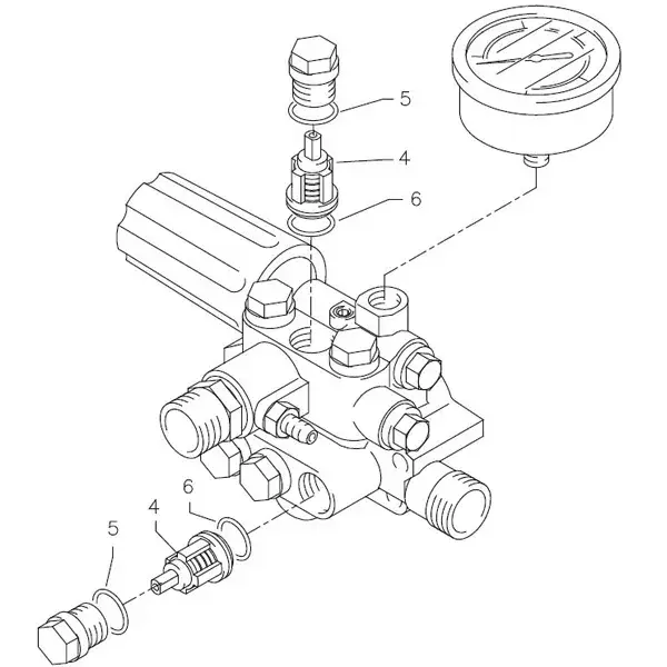 Produktfoto 1 von Kränzle Hochdruckreiniger Zubehör Reparatursatz, Ventile (grün) für APG-Pumpe