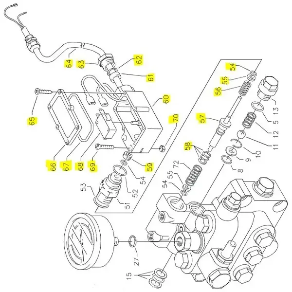 Kränzle Druckschalter f. Wassereingang, Kränzle Zubehör und Ersatzteile