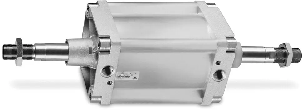 Produktfoto 1 von Camozzi 41M6P160A0150 ISO6431 Doppeltwirkender gedämpfter Zylinder, Serie 41