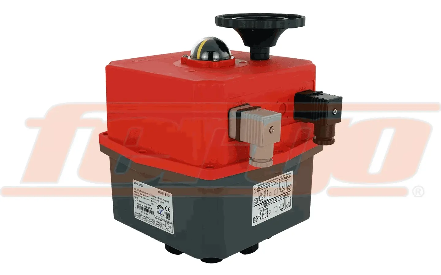 Produktfoto 1 von Fergo J4C S300 Standard Elektrischer Schwenkantrieb 24V-240V AC/DC 300Nm