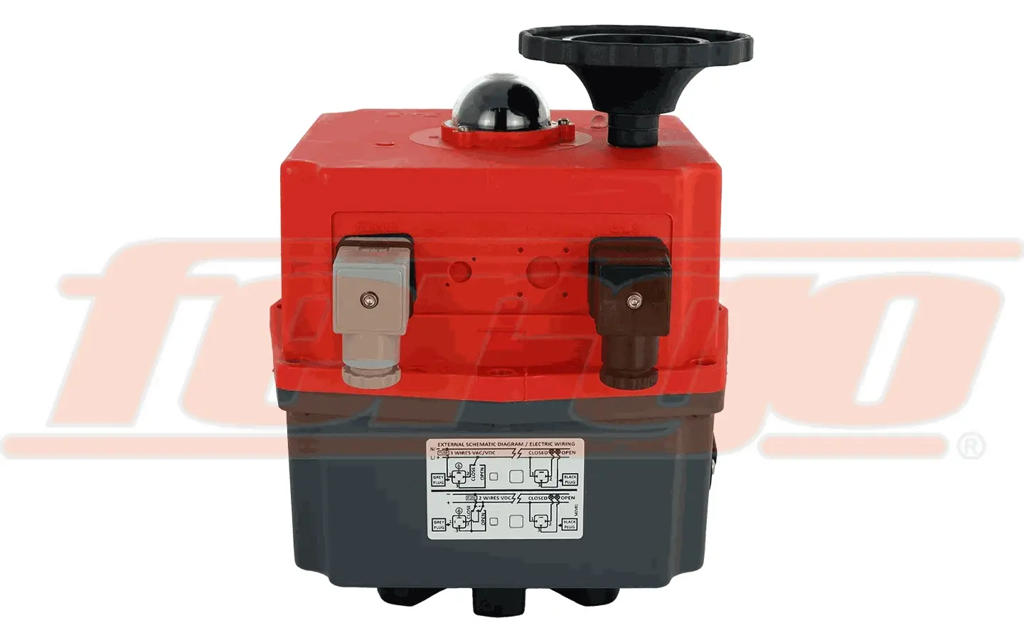Produktfoto 1 von Fergo J4C S300 BSR Akkupack Elektrischer Schwenkantrieb Fail-Safe 24V-240V 300Nm