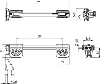 Produktfoto 1 von Leuze Electronic Set-AC-MTX.2-4S, Muting-Sensor-Set