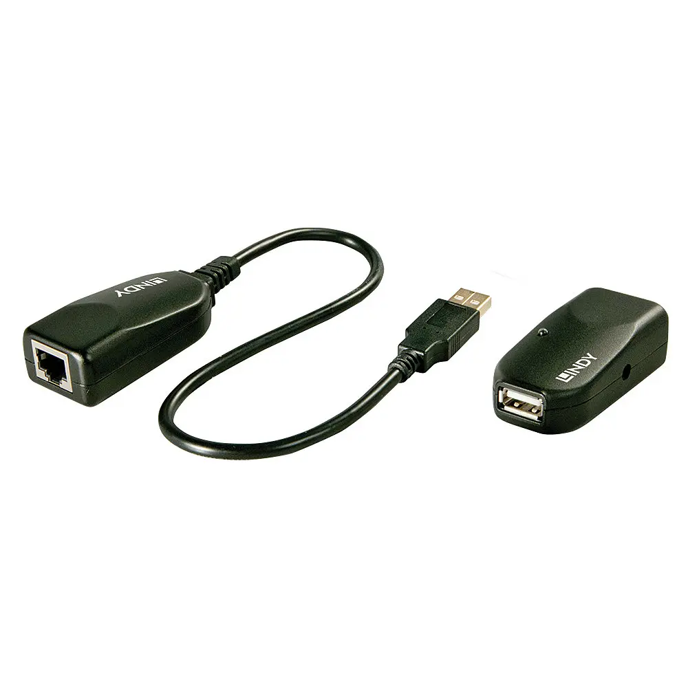 Produktfoto 1 von LINDY 42693, 50m USB 2.0 Cat.6 Extender