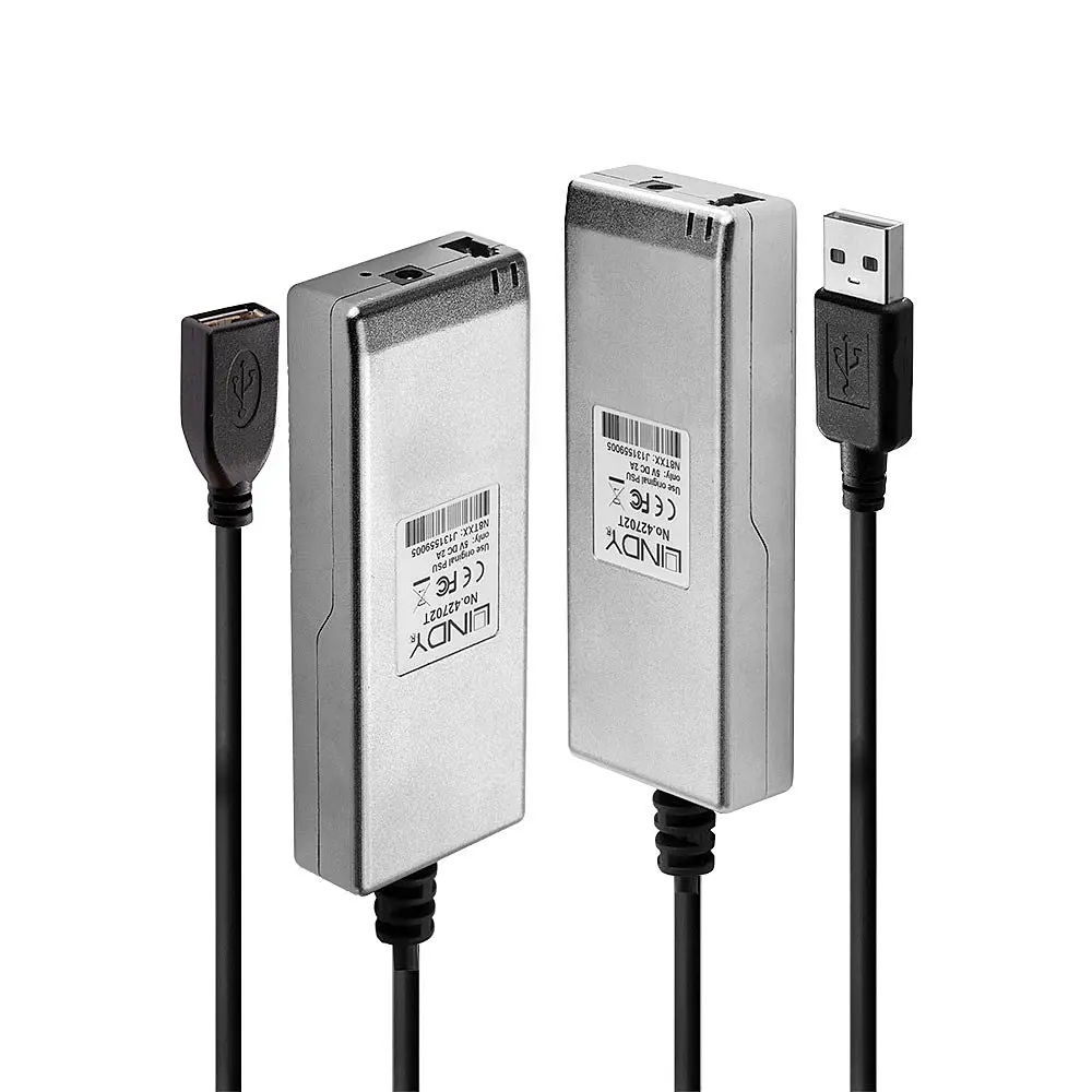 Produktfoto 1 von LINDY 42702, 200m Fibre Optic USB 2.0 Extender