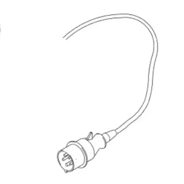 Produktfoto 1 von Kränzle Netzanschlußkabel 8,0m m. 32A, für Doppel-Aggregat 4-adrig 2,5mm