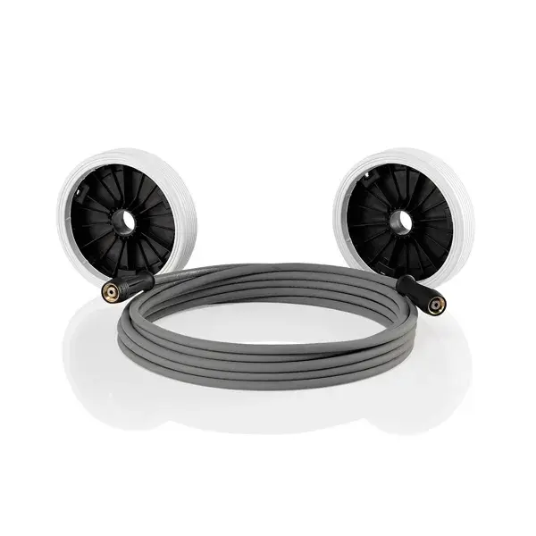 Produktfoto 1 von Kränzle NOM Set für K 2000 ohne Trommel, Räder D210 weiß, Schlauch grau