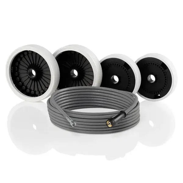 Produktfoto 1 von Kränzle NOM Set für kleine quadro, Räder D250 und D210 weiß