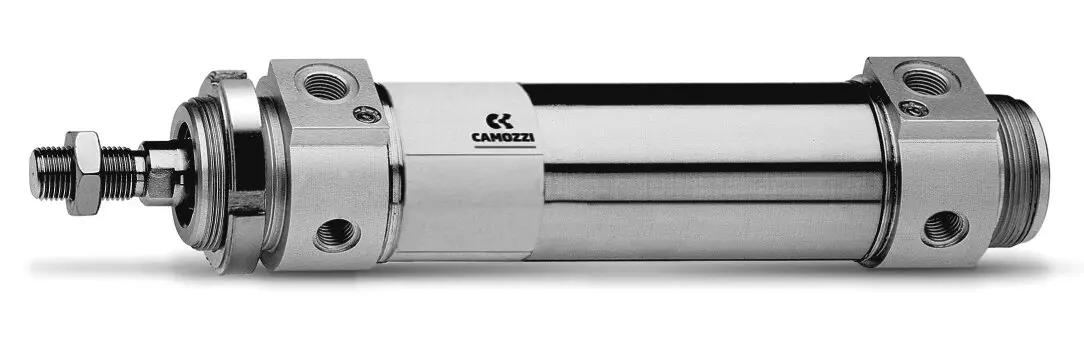 Produktfoto 1 von Camozzi 42M2N032A0080 Doppeltwirkender Zylinder, gedämpft, Serie 42