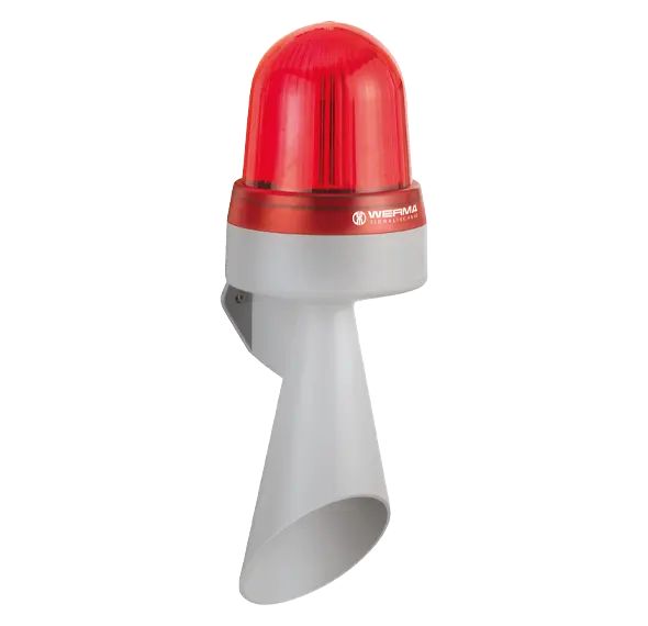 Produktfoto 1 von Werma 434.100.60, LED Hupe WM Contin. Ton 115-230VAC RD