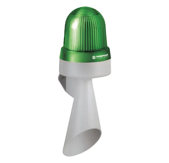 Produktfoto 1 von Werma 434.200.75, LED Hupe WM Contin. Ton 24VAC/DC GN