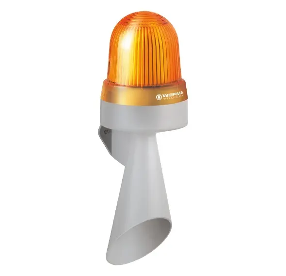 Produktfoto 1 von Werma 435.300.70, LED Hupe WM Dauerton 10-48VAC YE
