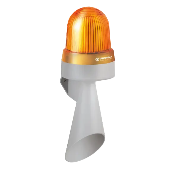 Produktfoto 1 von Werma 434.300.75, LED Hupe WM Contin. Ton 24VAC/DC GE