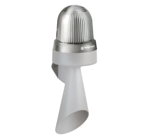 Werma 434.400.70, LED Hupe WM Dauerton 10-48VAC/DC CL