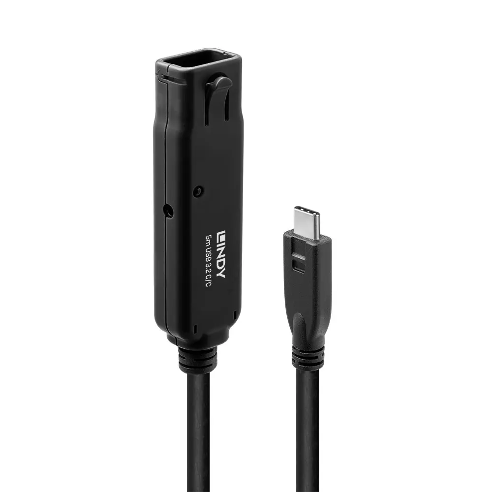 Produktfoto 1 von LINDY 43405, 5m USB 3.2 10Gbit/s C/C Aktivverlängerung Pro