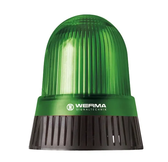 Produktfoto 1 von Werma 431.200.75, LED-Sirene BM 32 T&ouml;ne 24VAC/DC GN