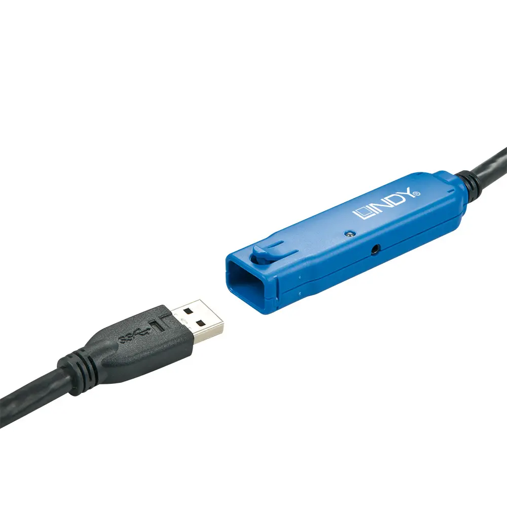 Produktfoto 1 von LINDY 43157, 10m USB 3.0 Aktivverlängerung Pro